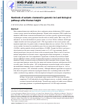 Cover page: Hundreds of variants clustered in genomic loci and biological pathways affect human height