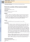 Cover page: Pharmacists as providers of HIV pre-exposure prophylaxis