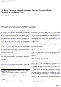 Cover page: On Total Variation Minimization and Surface Evolution Using Parametric Maximum Flows