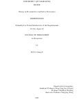 Cover page: Essays in Econometrics and Labor Economics
