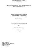 Cover page: Improved Characterization of Vehicle Fuels and Emissions for Particulate Matter Estimations