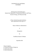 Cover page: MANAgement in KANAKAnomics: Kanaka Maoli Approaches of Organizational Behavior and Theory, Economic Strategy, and Entrepreneurship