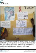 Cover page: Methods for evaluating the impact of vertical programs on health systems: protocol for a study on the impact of the global polio eradication initiative on strengthening routine immunization and primary health care