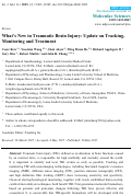 Cover page: What’s New in Traumatic Brain Injury: Update on Tracking, Monitoring and Treatment