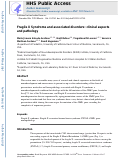 Cover page: Fragile X syndrome and associated disorders: Clinical aspects and pathology