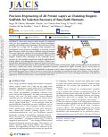 Cover page: Precision Engineering of 2D Protein Layers as Chelating Biogenic Scaffolds for Selective Recovery of Rare-Earth Elements