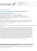 Cover page: The P2Y6 Receptor as a Potential Keystone in Essential Hypertension