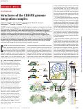 Cover page: Structures of the CRISPR genome integration complex