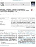 Cover page: Endogenous ergothioneine is required for wild type levels of conidiogenesis and conidial survival but does not protect against 254nm UV-induced mutagenesis or kill