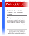Cover page: The Role of the President in STI Policy-Making in the United States
