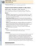 Cover page: Targeted maximum likelihood estimation in safety analysis