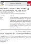 Cover page: Role of resistant starch on diabetes risk factors in people with prediabetes: Design, conduct, and baseline results of the STARCH trial