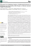 Cover page: Propensity Score Matching Analysis of Differential Outcomes in Holmium Laser Enucleation of the Prostate vs. Robotic-Assisted Simple Prostatectomy.