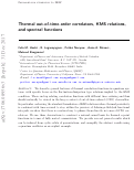 Cover page: Thermal out-of-time-order correlators, KMS relations, and spectral functions