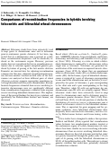 Cover page: Comparisons of recombination frequencies in hybrids involving telocentric and bibrachial wheat chromosomes