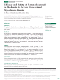 Cover page: Efficacy and Safety of Rozanolixizumab in Moderate to Severe Generalized Myasthenia Gravis: A Phase 2 Randomized Control Trial