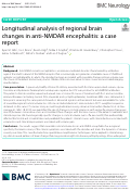 Cover page: Longitudinal analysis of regional brain changes in anti-NMDAR encephalitis: a case report