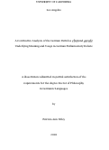 Cover page: A Contrastive Analysis of the German Particles eben and gerade: Underlying Meaning and Usage in German Parliamentary Debate