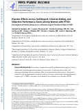 Cover page: Placebo Effects Across Self-Report, Clinician Rating, and Objective Performance Tasks Among Women With Post-Traumatic Stress Disorder: Investigation of Placebo Response in a Pharmacological Treatment Study of Post-Traumatic Stress Disorder.