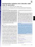 Cover page: Path-dependent institutions drive alternative stable states in conservation.