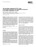 Cover page: The non-dosage compensatedLSPI -α gene ofDrosophila melanogaster lies immediately downstream of the dosage compensatedL12 gene