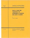 Cover page: Effects of Short-Time Variations in the Environmental Conditions Upon Creep of Concrete