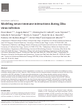 Cover page: Modeling neuro-immune interactions during Zika virus infection.