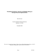 Cover page: Examining Technology, Structure and Identity During an Enterprise System Implementation