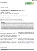 Cover page of Exploring Space‐Time Interactions in Fatal Opioid Overdoses