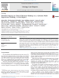 Cover page: Potential Impact on Clinical Decision Making via a Genome-Wide Expression Profiling: A Case Report