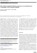 Cover page: Skin-related symptoms following exposure to recreational water: a&nbsp;systematic review and meta-analysis