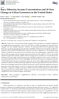 Cover page: Race, Ethnicity, Income Concentration and 10-Year Change in Urban Greenness in the United States