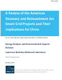 Cover page: A Review of the American Recovery and Reinvestment Act Smart Grid Projects and Their Implications for China: