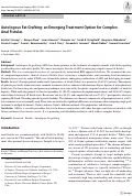 Cover page: Autologous Fat Grafting: an Emerging Treatment Option for Complex Anal Fistulas.