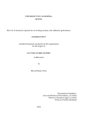 Cover page: The role of dual-task experiments in working memory and arithmetic performance