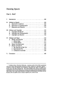 Cover page: Patenting speech