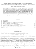 Cover page: Local Well-Posedness of the (4 + 1)-Dimensional Maxwell–Klein–Gordon Equation at Energy Regularity