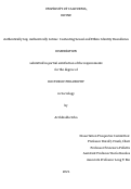 Cover page: Authentically Gay, Authentically Latino: Contesting Sexual and Ethnic Identity Boundaries