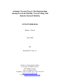 Cover page: Attitudes Toward Travel: The Relationships Among Perceived Mobility, Travel Liking, and Relative Desired Mobility