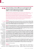 Cover page: Subcortical brain volume differences in participants with attention deficit hyperactivity disorder in children and adults: a cross-sectional mega-analysis