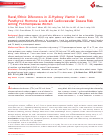 Cover page: Racial/Ethnic Differences in 25‐Hydroxy Vitamin D and Parathyroid Hormone Levels and Cardiovascular Disease Risk Among Postmenopausal Women