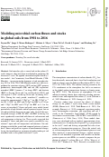 Cover page: Modeling microbial carbon fluxes and stocks in global soils from 1901 to 2016