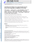 Cover page: Serial Molecular Profiling of Low-grade Prostate Cancer to Assess Tumor Upgrading: A Longitudinal Cohort Study.