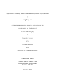 Cover page: Approximate counting, phase transitions and geometry of polynomials