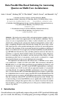 Cover page: Data Parallel Bin-Based Indexing for Answering Queries on Multi-Core Architectures