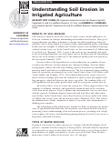 Cover page: Understanding Soil Erosion in Irrigated Agriculture