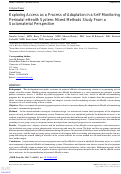 Cover page: Exploring Access as a Process of Adaptation in a Self-Monitoring Perinatal eHealth System: Mixed Methods Study From a Sociomaterial Perspective