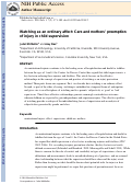 Cover page: Watching as an ordinary affect: Care and mothers’ preemption of injury in child supervision