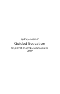 Cover page: Guided Evocation