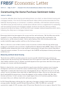 Cover page: The Home Purchase Sentiment Index: A New Housing Indicator